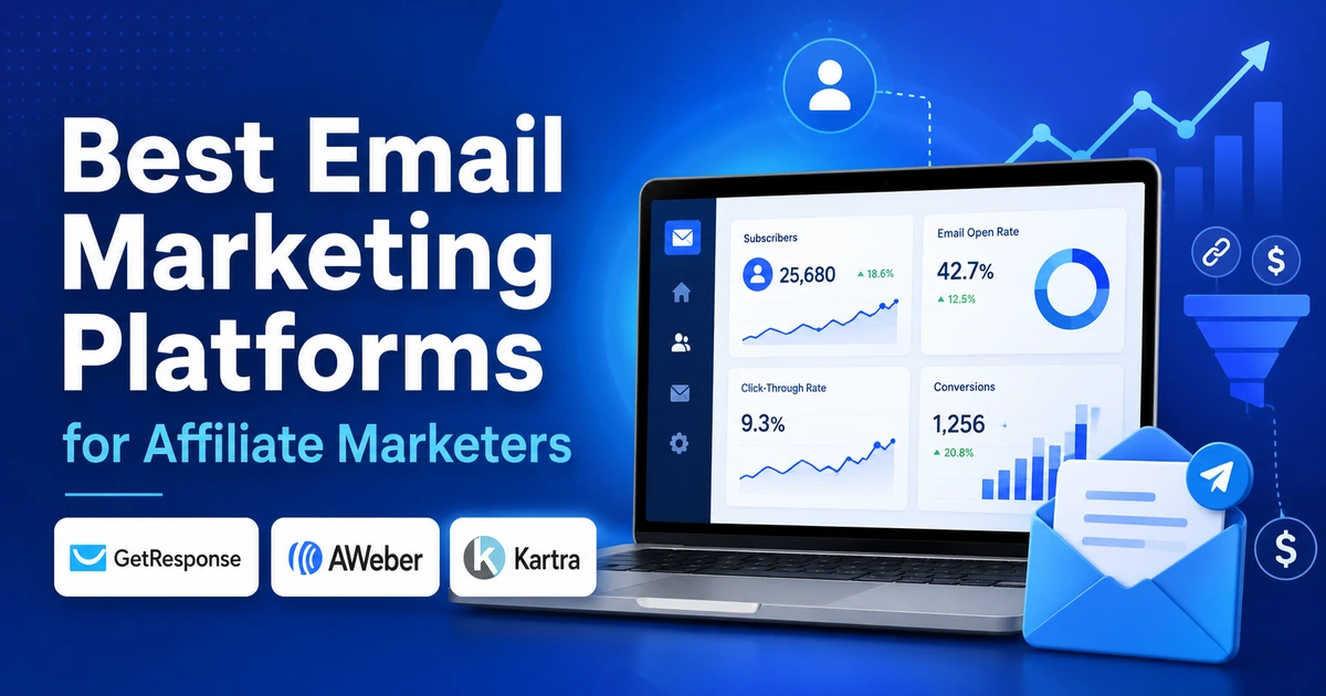 Best Email Marketing Platforms for Affiliate Marketers — GetResponse, AWeber, Kartra comparison