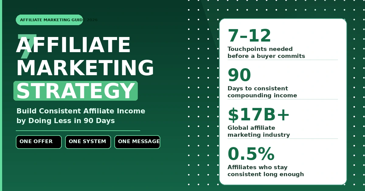 7-Step Affiliate Marketing Strategy for Consistent Income